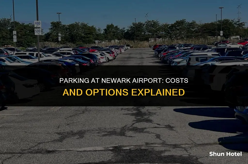 how much cost parking in newark airport