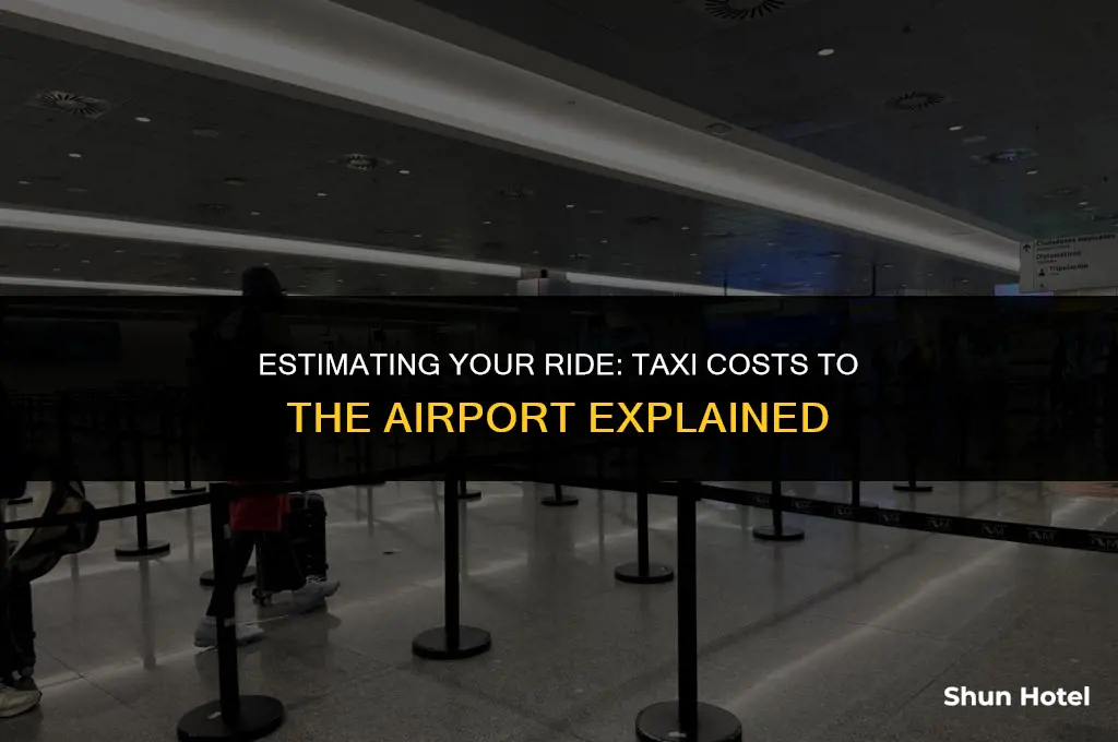 how much cost taxi to airport