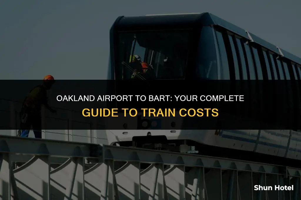 how much cost the train from oakland airport to bart