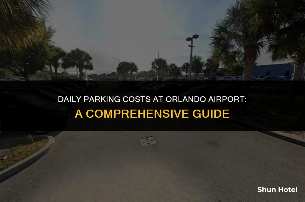 how much cost to park at orlando airport daily