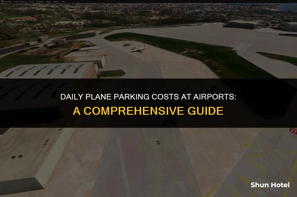 how much cost to park plane at airport daily