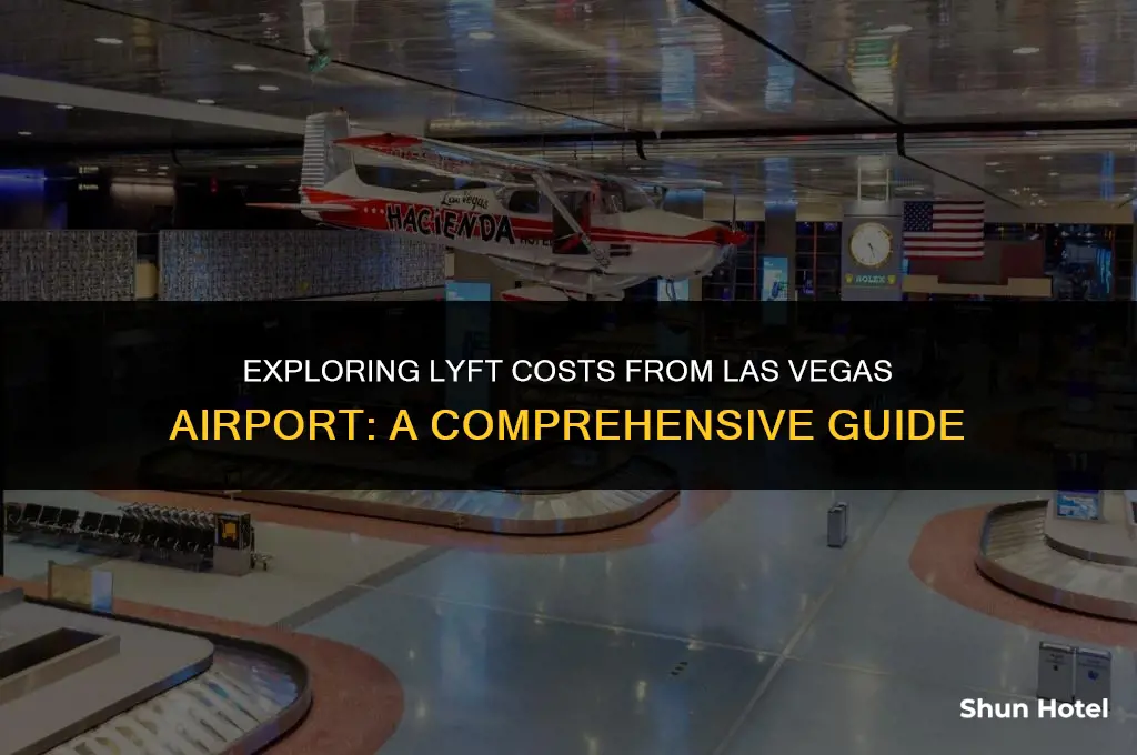 how much cost to use lyft from las vegas airport