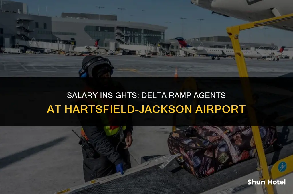 how much delta ramp agent make hartsfield jackson airport
