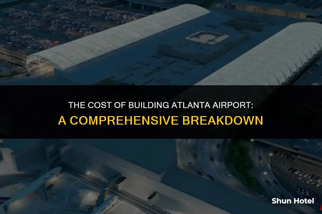 how much did atlanta airport cost to build
