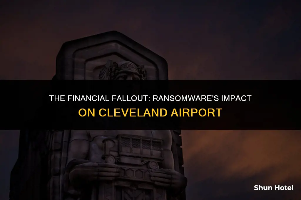 how much did ransomware cost cleveland airport