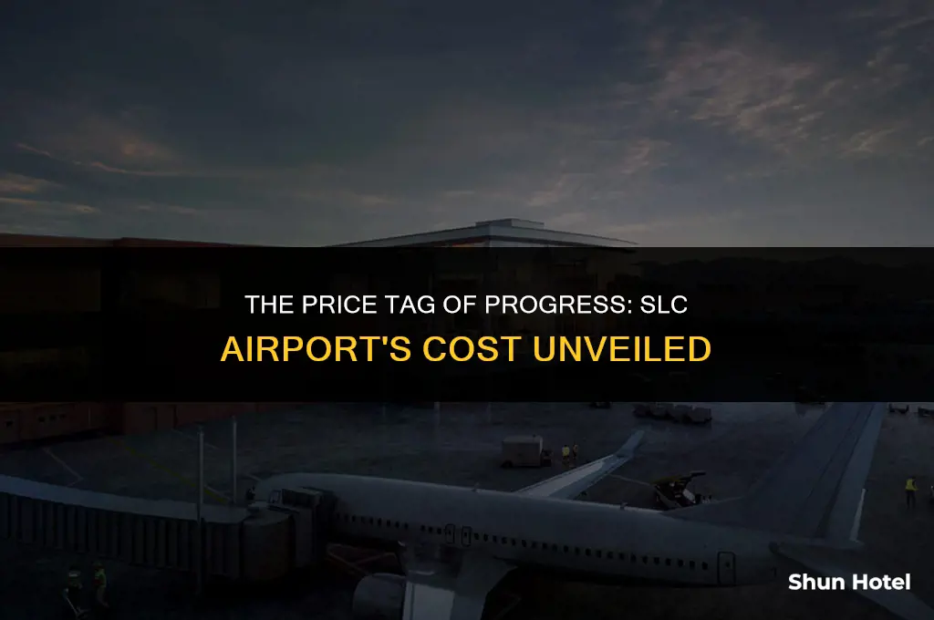 how much did the new slc airport cost