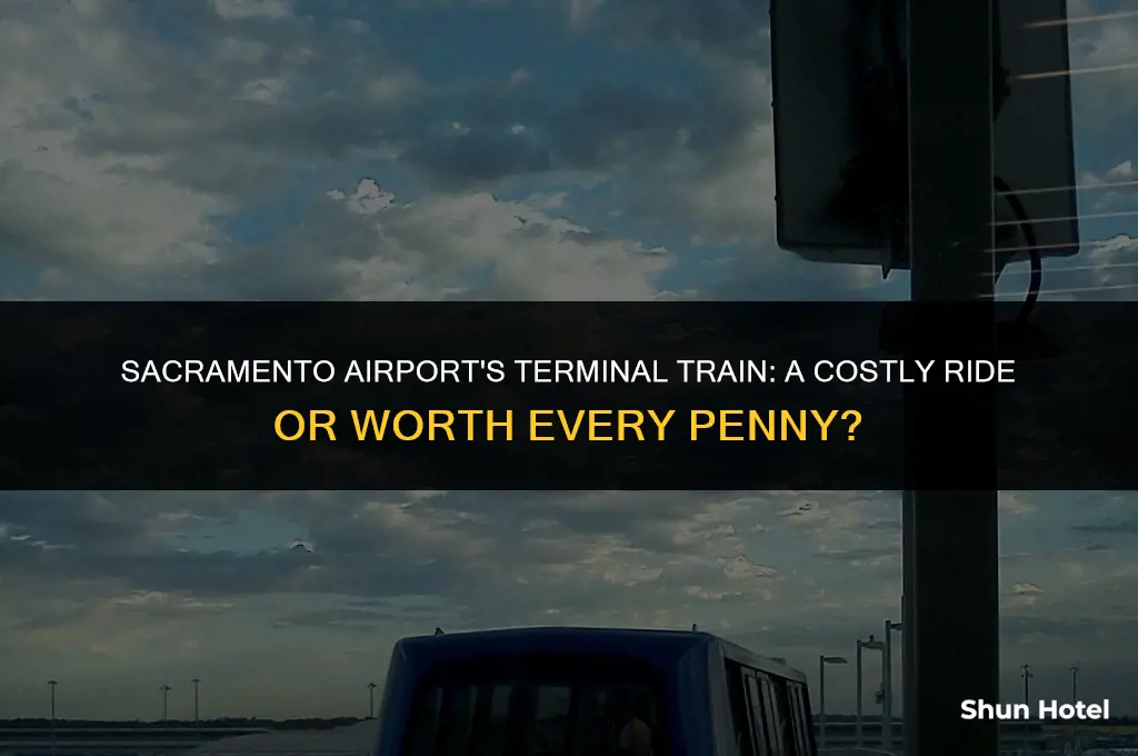 how much did the terminal train cost at sacramento airport