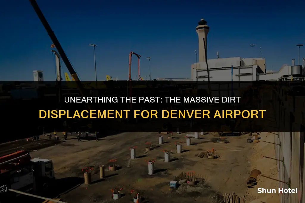how much dirt was moved to make dever airport