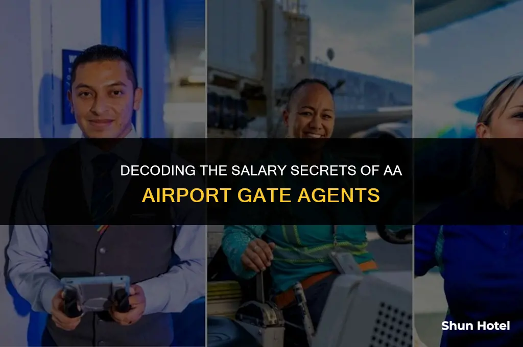 how much do aa airport gate agents make