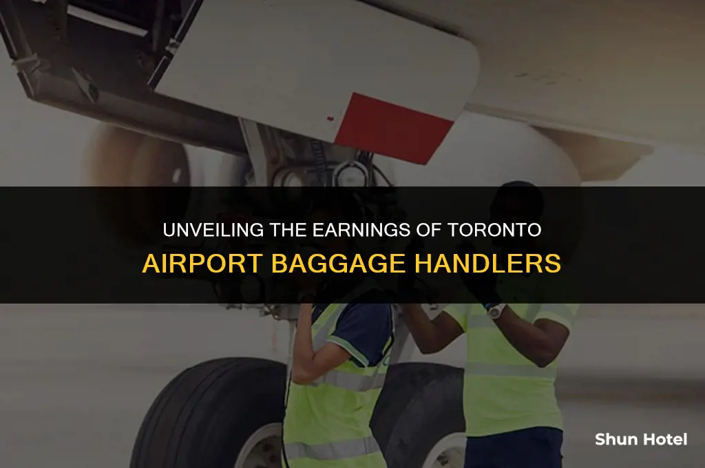 how much do airport baggage handlers earn toronto