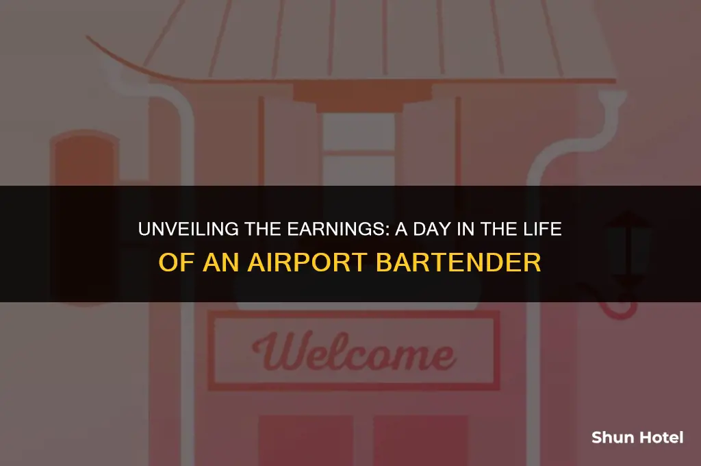 how much do airport bartenders make