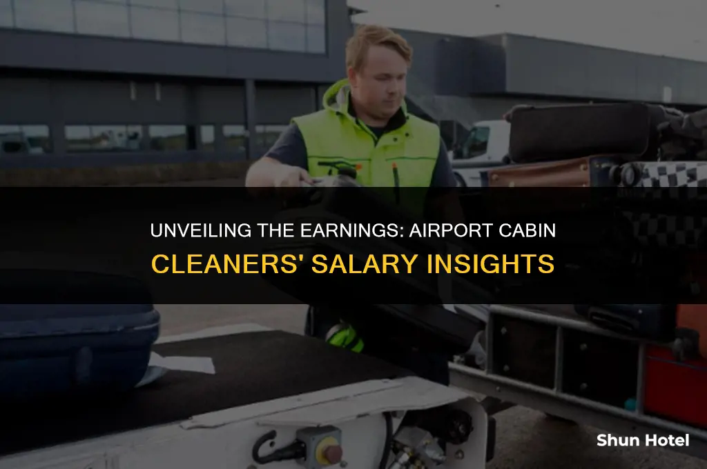 how much do airport cabin cleaners make