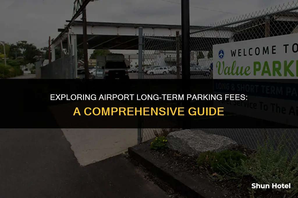 how much do airport charge for long term parking