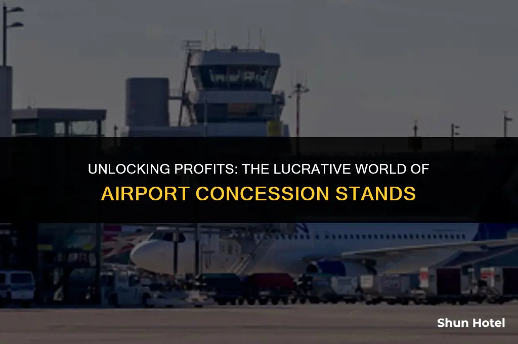 how much do airport concession stands make