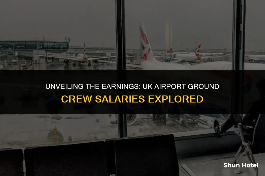how much do airport ground crew make uk