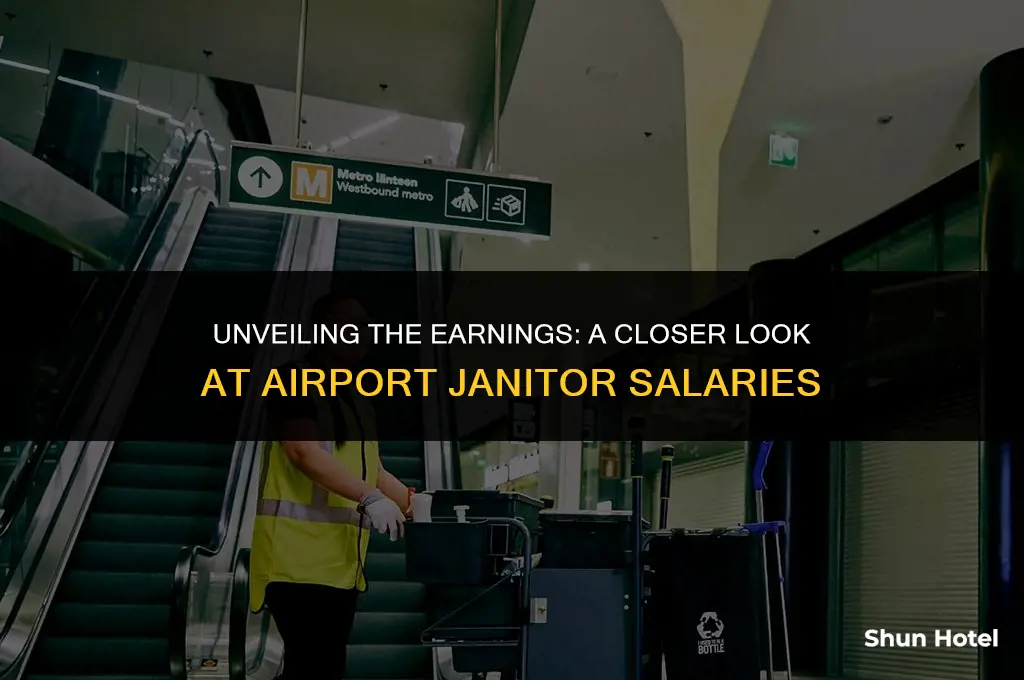 how much do airport janitors make