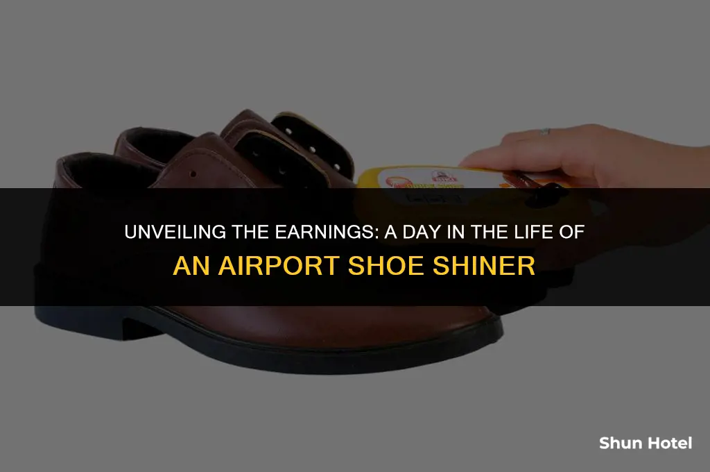how much do airport shoe shiners make