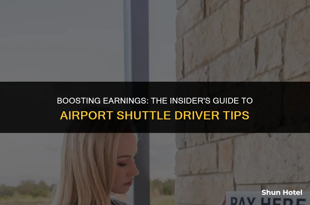 how much do airport shuttle drivers make in tips