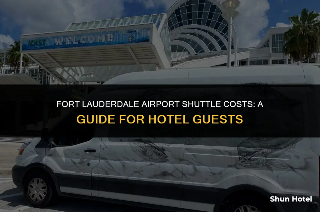 how much do airport shuttles cost from ft lauderdale hotels