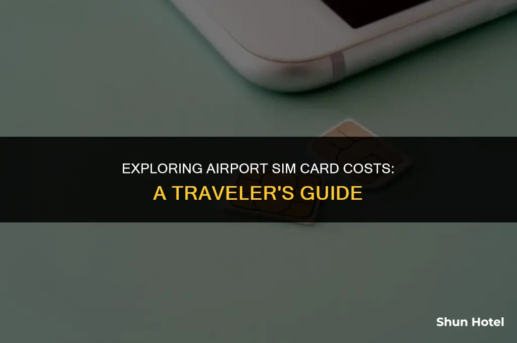 how much do airport sim cards cost
