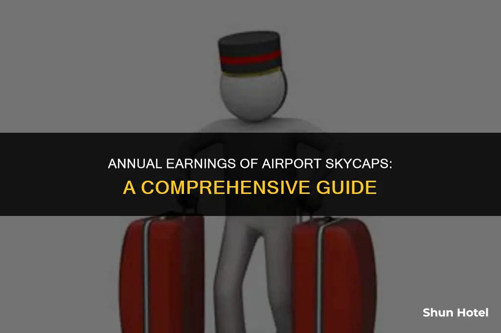how much do airport skycaps earn a year