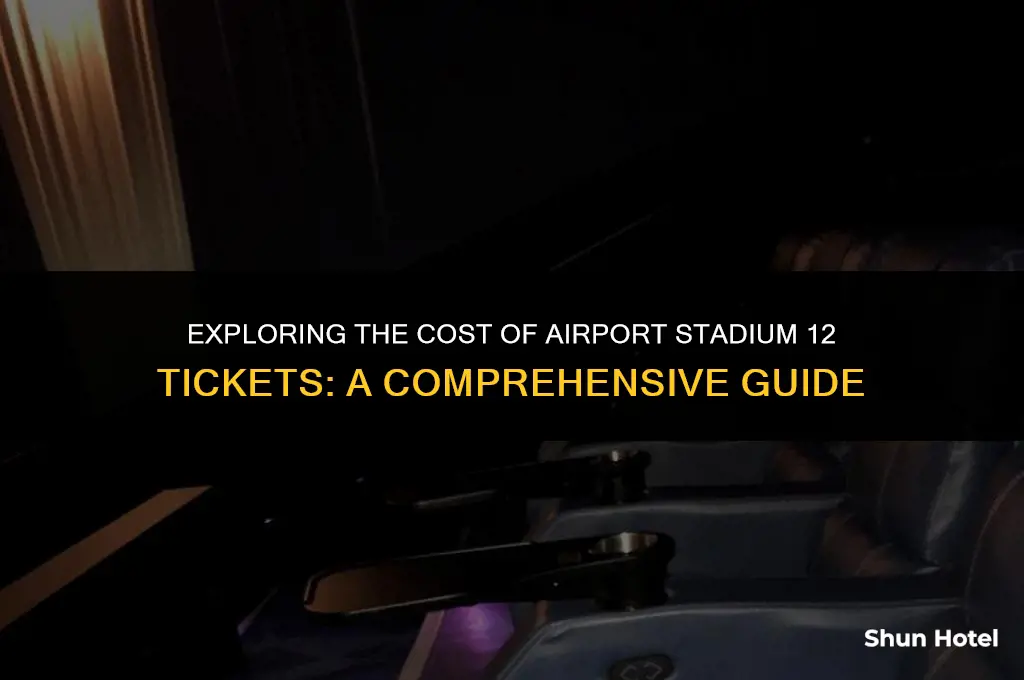 how much do airport stadium 12 tickets cost