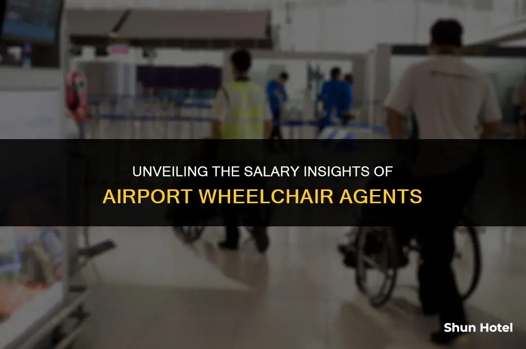 how much do airport wheelchair agents make