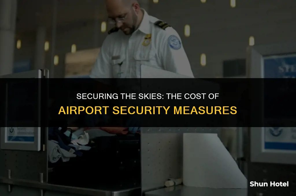 how much do airports pay for secuirty