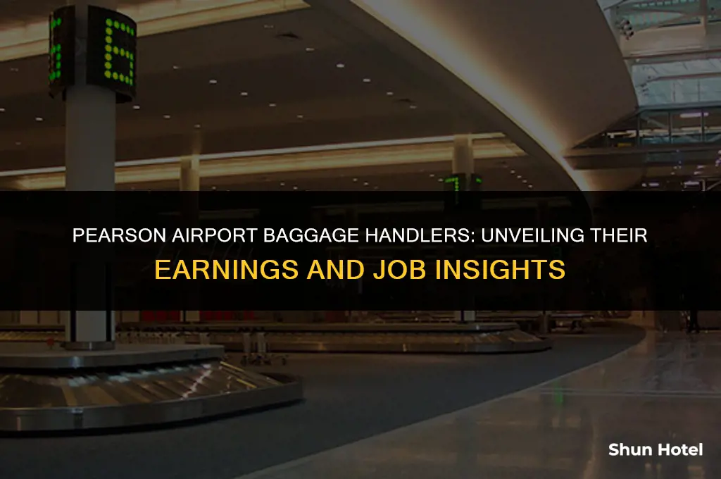 how much do baggage handlers make at pearson airport