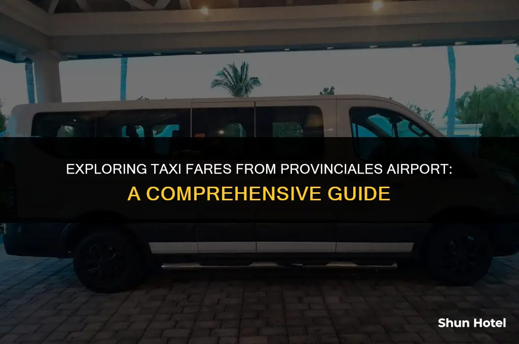 how much do cabs cost from airport in provinciales