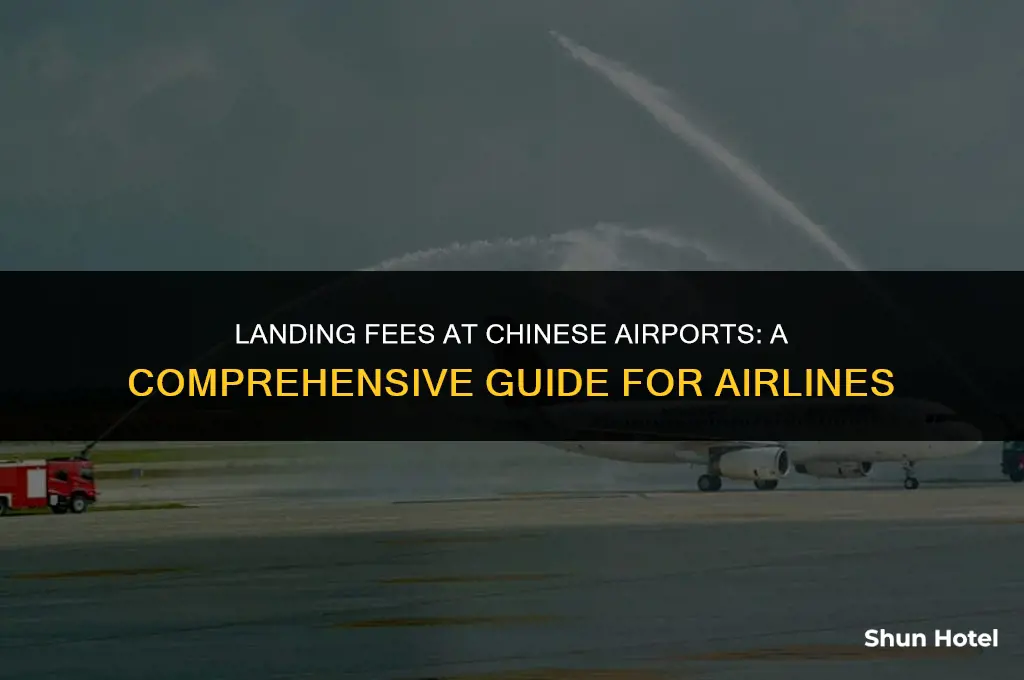 how much do chinese airports charge for airlines to landing