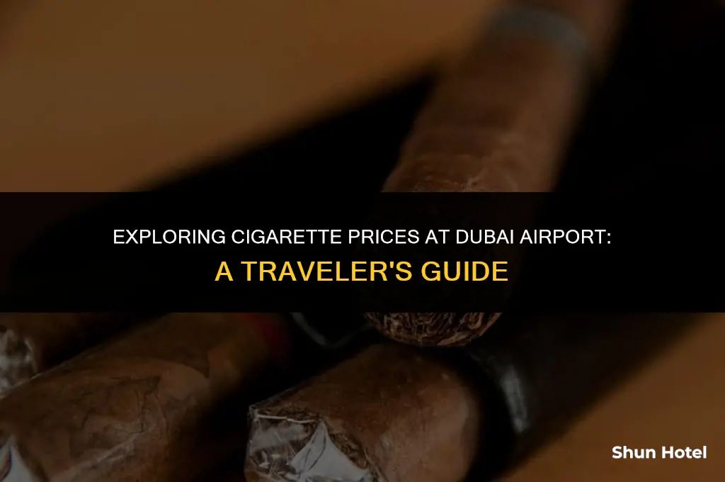 how much do cigarettes cost in dubai airport