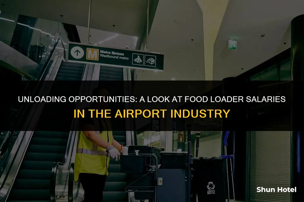 how much do food loaders make at airport