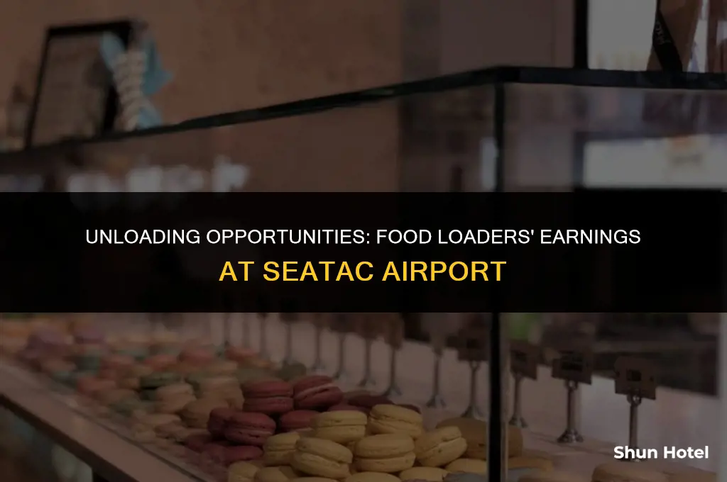 how much do food loaders make at seatac airport