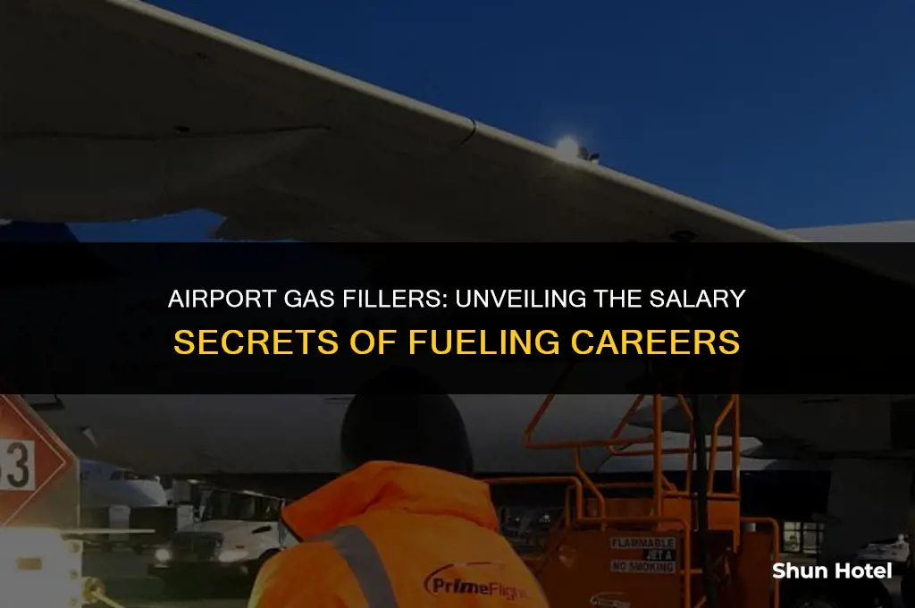 how much do gas fillers make at airports
