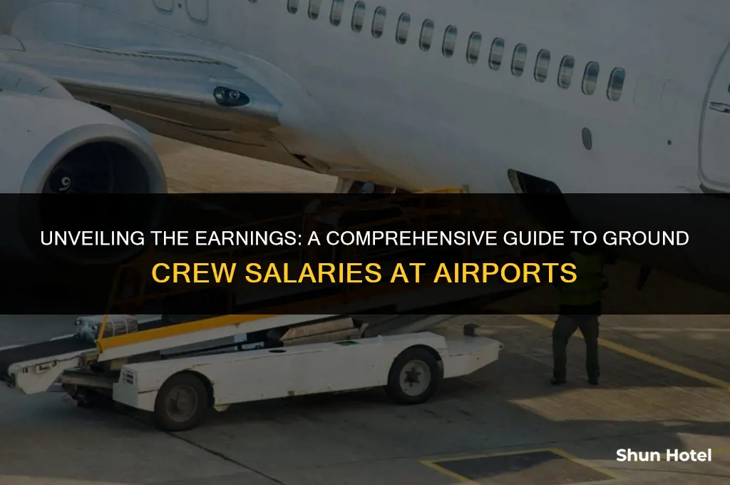 how much do ground crew at airports make
