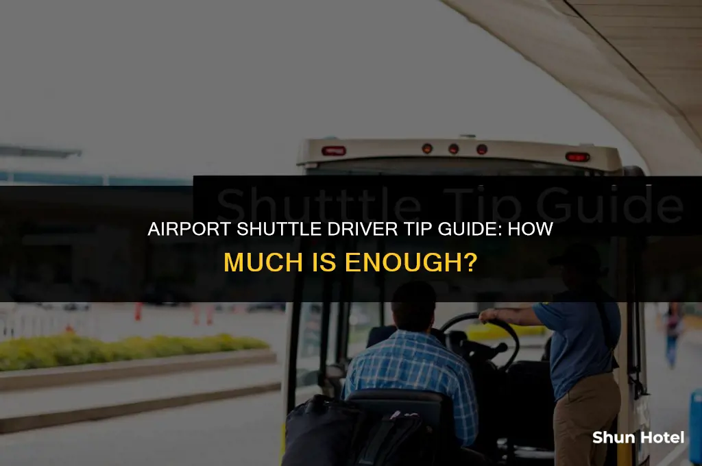 how much do i tip airport shuttle driver