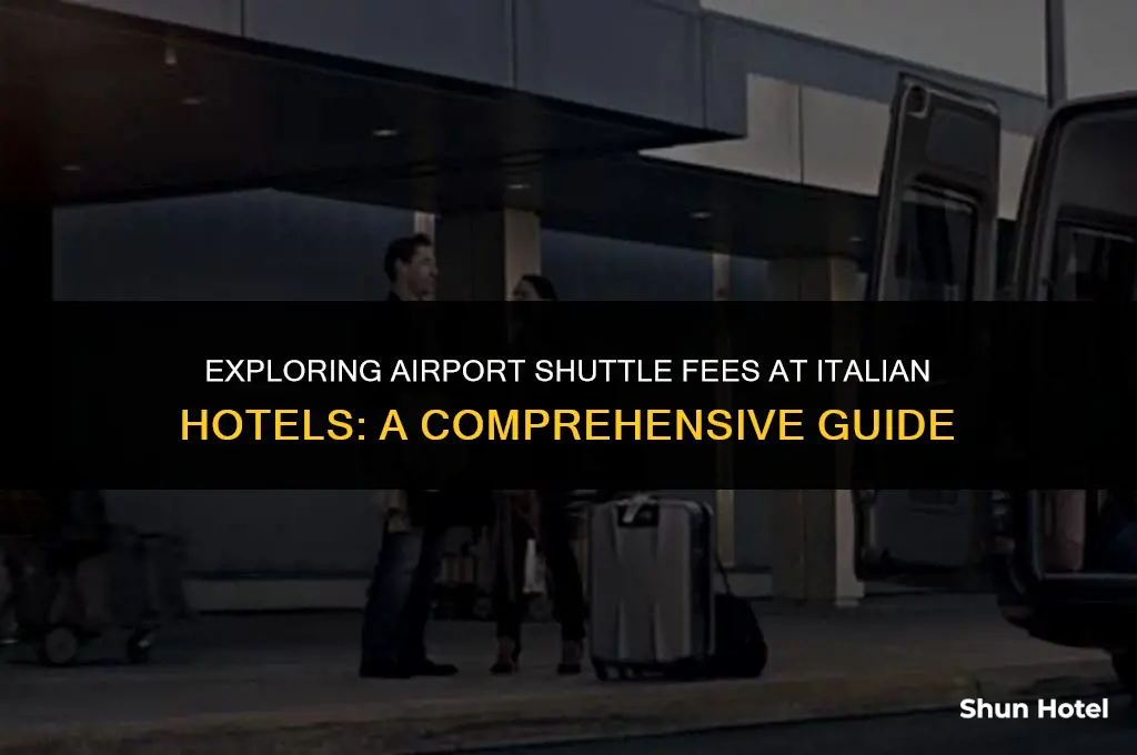 how much do italian hotels charge for airport shuttle