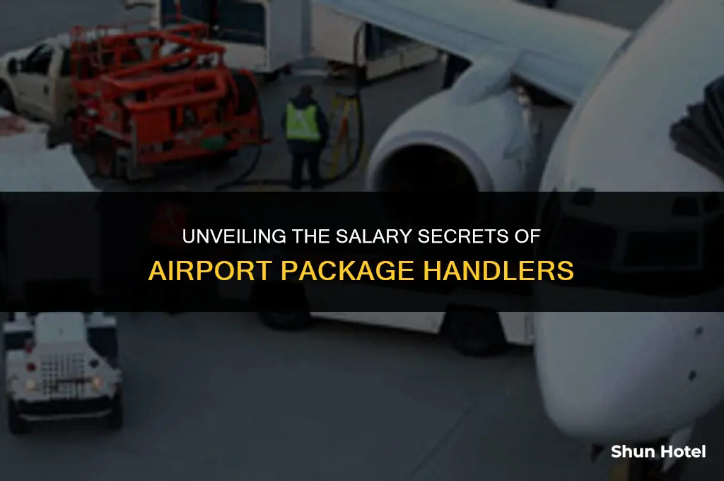 how much do package handlers make at airport