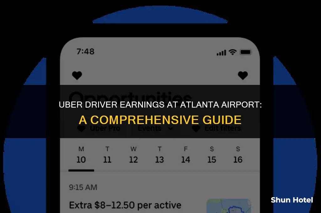 how much do uber drivers make at the atlanta airport
