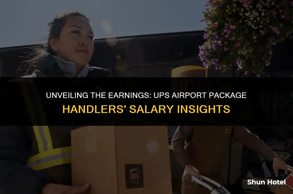 how much do ups airport package handlers make