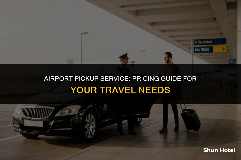 how much do you charge for airport pickup service
