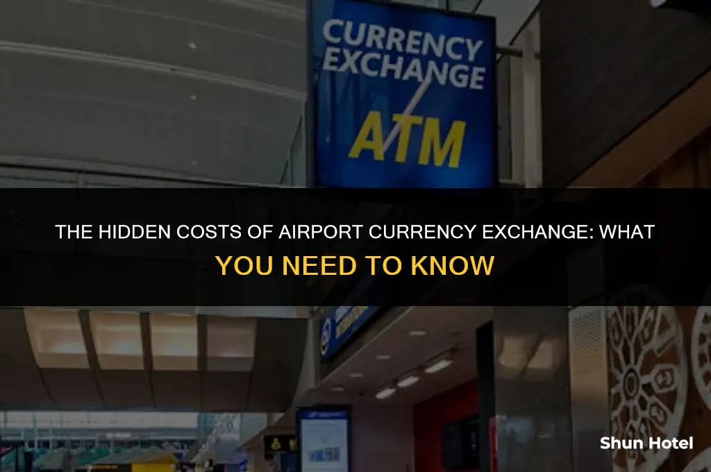how much do you lose exchanging currency at airport
