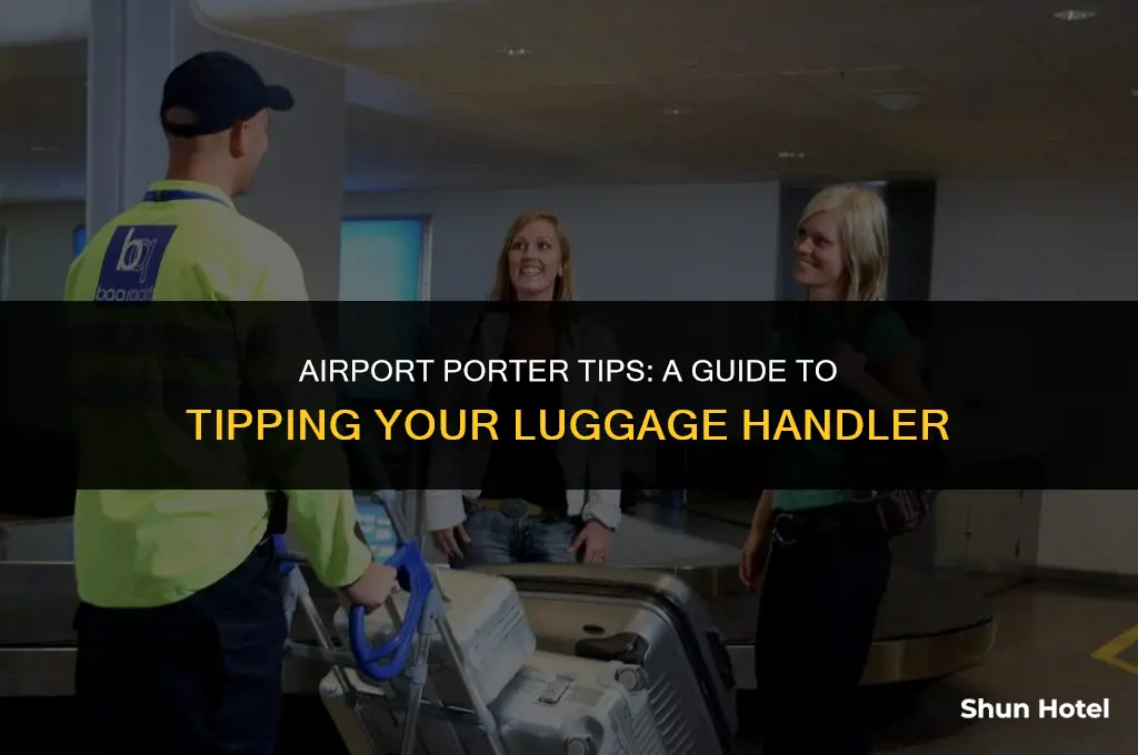 how much do you pay a porter at the airport