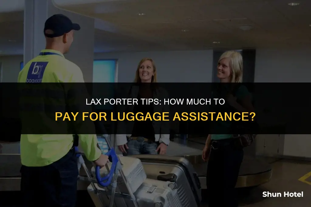 how much do you pay airport porters at lax