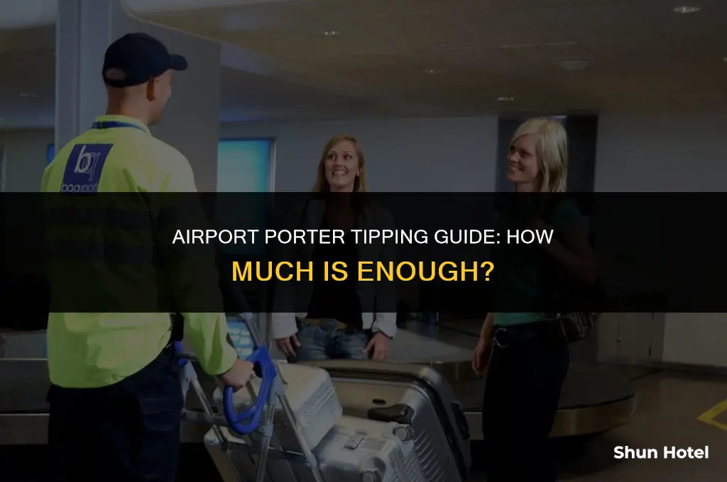 how much do you tip a porter at the airport