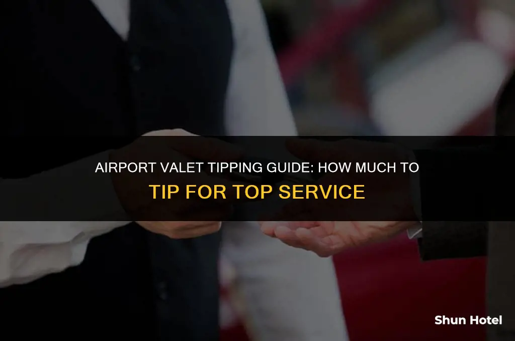 how much do you tip airport valet