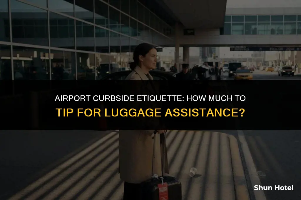 how much do you tip curbside airport