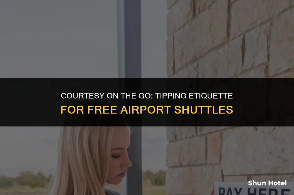 how much do you tip for a free airport shuttle