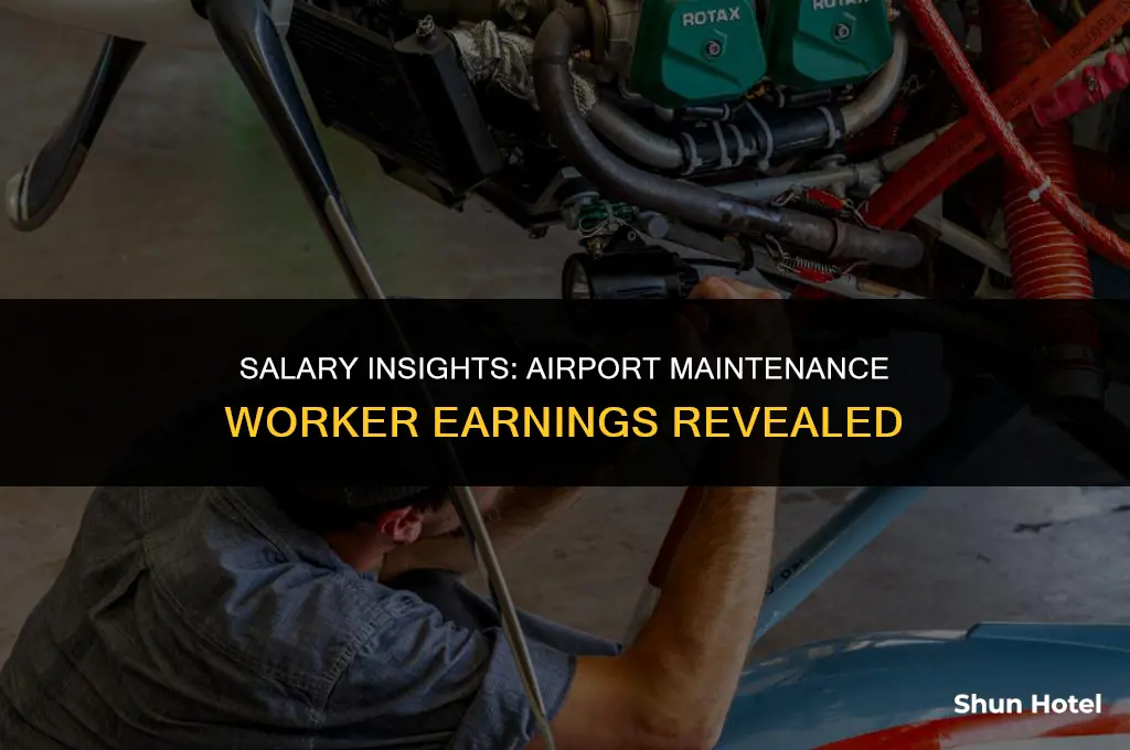 how much does a airport maintenance worker make
